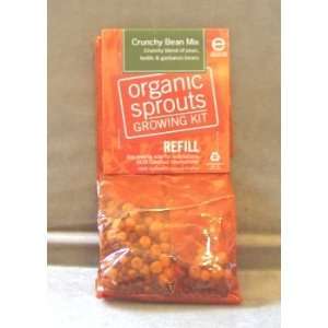   Crunchy Bean Mix Organic Sprouts Growing Kit Refill