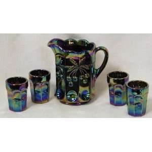   Carnival Cherry & Cable Pattern Miniature Water Set