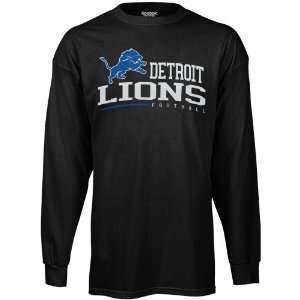  Reebok Detroit Lions Arched Horizon Long Sleeve T Shirt 