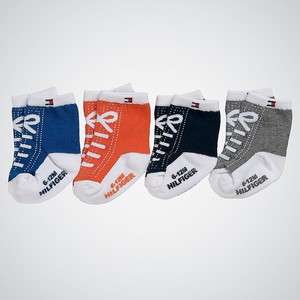Tommy Hilfiger Infant 4 Pack Sock  