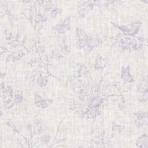    Nature Study Toile Lavender by Ralph Lauren Fabric