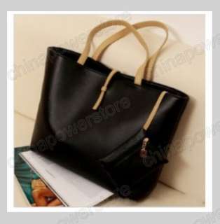Korean Style Lady Women Hobo PU Leather Messenger Handbag Shoulder Bag 