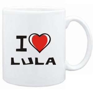  Mug White I love Lula  Female Names