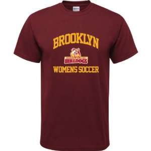  Brooklyn College Bulldogs Maroon Youth Womens Soccer Arch 