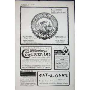  1907 Players Tobacco Allenbury Cod Oil Peek Frean Razor 