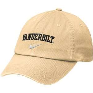 com Nike Vanderbilt Commodores Gold Heritage 86 Campus Adjustable Hat 