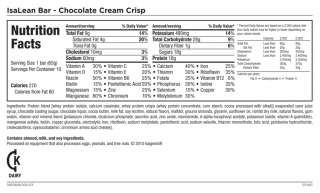 Isagenix Isalean Bar Chocolate Cream Crisp One Box  