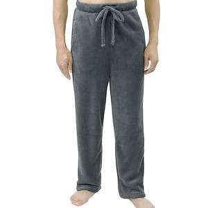 Leisureland Mens Coral Fleece Pajamas Sleepwear Lounge Plush Pants 