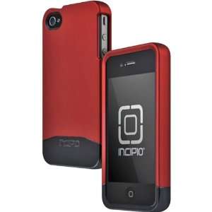   Red/Black EDGE PRO Hard Shell Slider Case for iPhone 4/4S Electronics