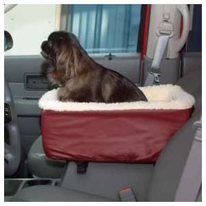    Console Lookout Dog Car Booster Seat   Small Burgundy