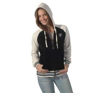 Oakland Raiders Womens Velour Cheer Hoodie from Touch by Alyssa 