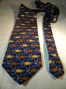 Jos A. Bank Miracle Collection Emily Long Designer Silk Tie Mens 
