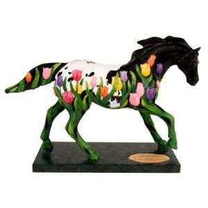  Tip Toe Through the Tulips (Spring) Painted Pony Figurine 