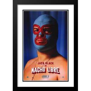  Nacho Libre 20x26 Framed and Double Matted Movie Poster 