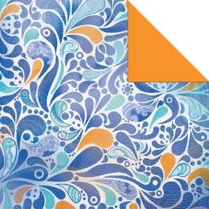  Kaisercraft Ripple Offshore Paper, 12 by 12 Inch Arts 