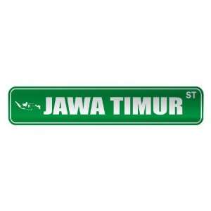   JAWA TIMUR ST  STREET SIGN CITY INDONESIA
