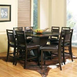   Counter Height Dining Table in Multi Step Rich Espresso Furniture
