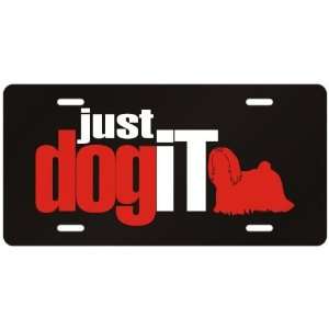  New  Lhasa Apso  Just Dog It  License Plate Dog