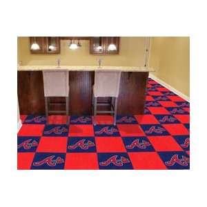  MLB   Atlanta Braves Atlanta Braves   MLB Carpet Tiles Mat 