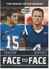 Tim Tebow 2010 PRESS PASS PORTRAIT #FF 9 DUAL FACE TO FACE ROOKIE 