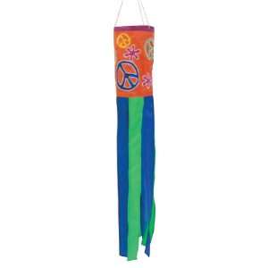  Toland Home Garden 161601 Peace Flowers Windsock, 6 by 42 