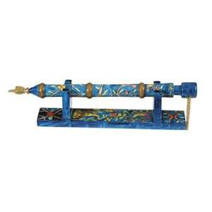  Blue Oriental Torah Pointer with matching Stand By Yair 