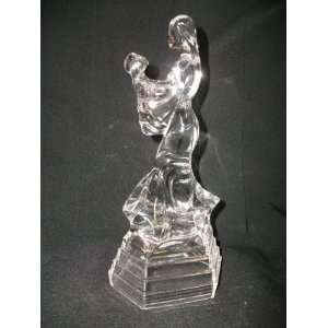  Mother and Child RCR   10 24% Lead Crystal Statue 