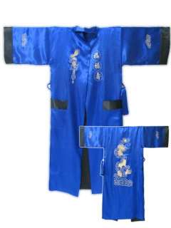 Double face Chinese silk mens bathrobe gown/Robe Sleepwear szS M L 