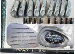Tommy Armour Ti 100 Titanium Golf Irons 3 P,S STIFF WOW  