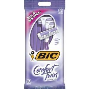  Bic Comfort Twin Shavers For Women Sensitive Skin 10 ct, 2 