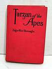 1920s Tarzan of Apes Hardcover Grosset & Dunlap Book  E