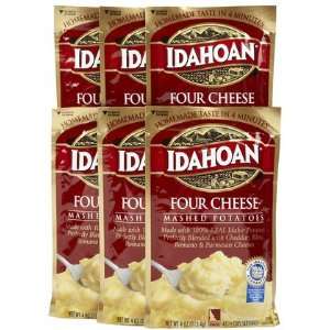  Idahoan 4 Cheese Mashed Potatoes, 4 oz, 6 ct (Quantity of 3 