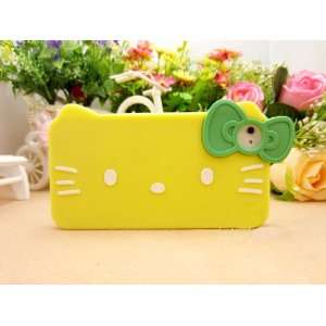  iPhone 4G/4S Hello Kitty Style Big Face Shape Series Bow 
