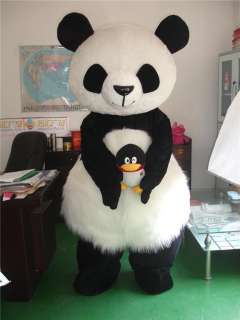  Adult Size Panda Bear Mascot Costume  