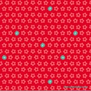  The Woodlands floral on red by Anthology Fabrics Arts 