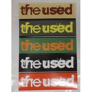  Music Sticker 5 1x4 the Used 