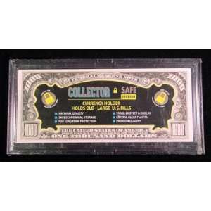  Collector Safe Snap Lock Large Currency Bill Holder 