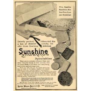  1911 Ad Revelation Box Sunshine Loose Wiles Biscuit 