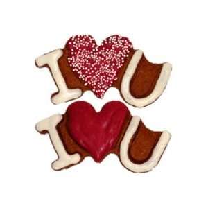  I Luv You Valentine Dog Cookies