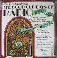 THE GOOD OLD DAYS OF RADIO LP 1974 BURNS FIBBER McGEE  