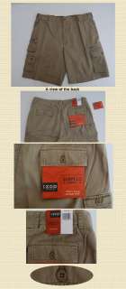 Izod Mens Cargo Shorts $45 value NWT Authentic Izod  