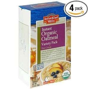  Instant Oatmeal, Variety Pack Hot Cereal, 11.5 Ounce Boxes (Pack of 4