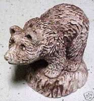 BEKKA Handcrafted MT. ST HELENS ASH   GRIZZLY BEAR #B  