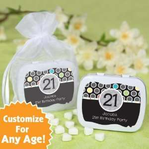    Custom Birthday Party   Personalized Mint Tin Favors Toys & Games