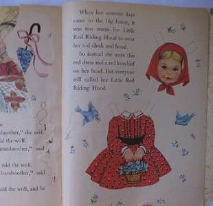 Little Red Riding Hood Little Golden Book 1959 A  
