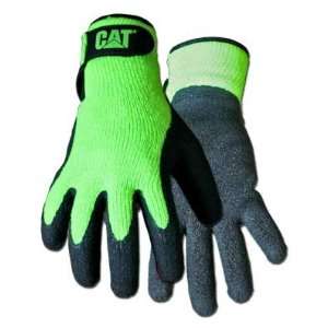 Caterpillar CAT017417L Cat Mens Latex Coated Palm Gloves with Extra 