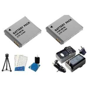  2 Pack Battery And Charger Kit Includes Two Replacement NB 
