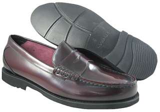 NEW Rockport Mens Shakespeare Circle Burgundy Loafers/Shoes US Sizes 