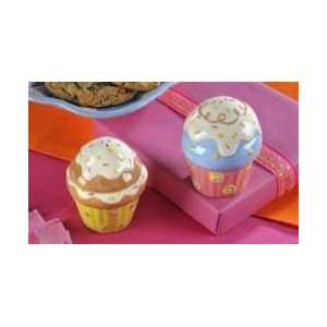   Ceramic Happy Birthday Cupcake Salt and Pepper Shaker 