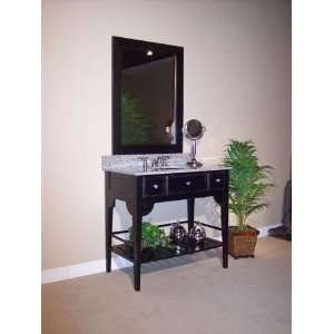   Distressed Black Sherwin Williams Finish, Vanity Only